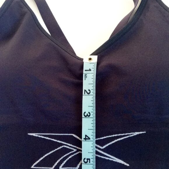 Reebok Studio Maternity Nursing Sports Bra Medium Support Removable Pads Black S - Picture 7 of 14